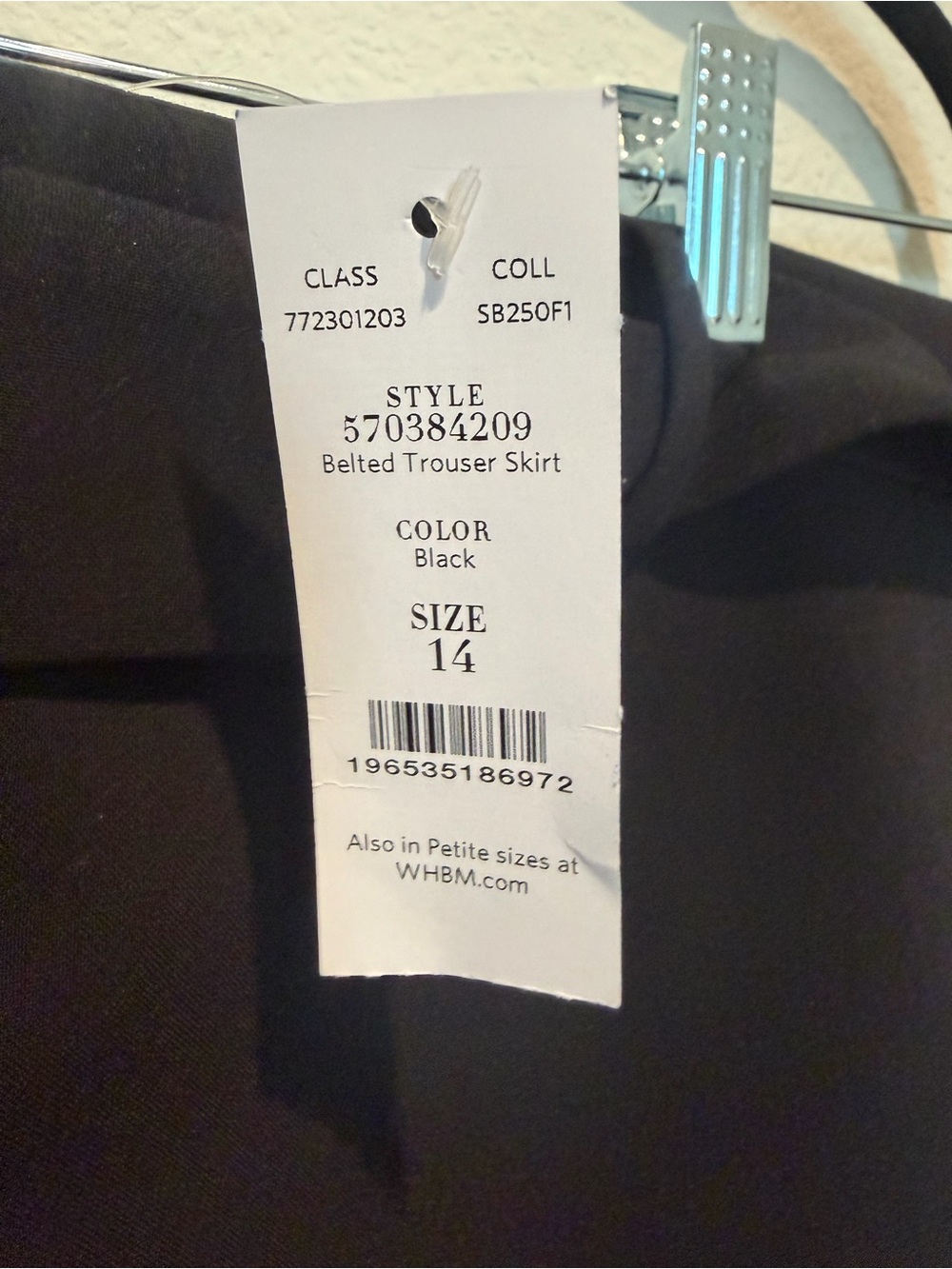 WHBM Belted Trouser Skirt - Picture 6 of 6